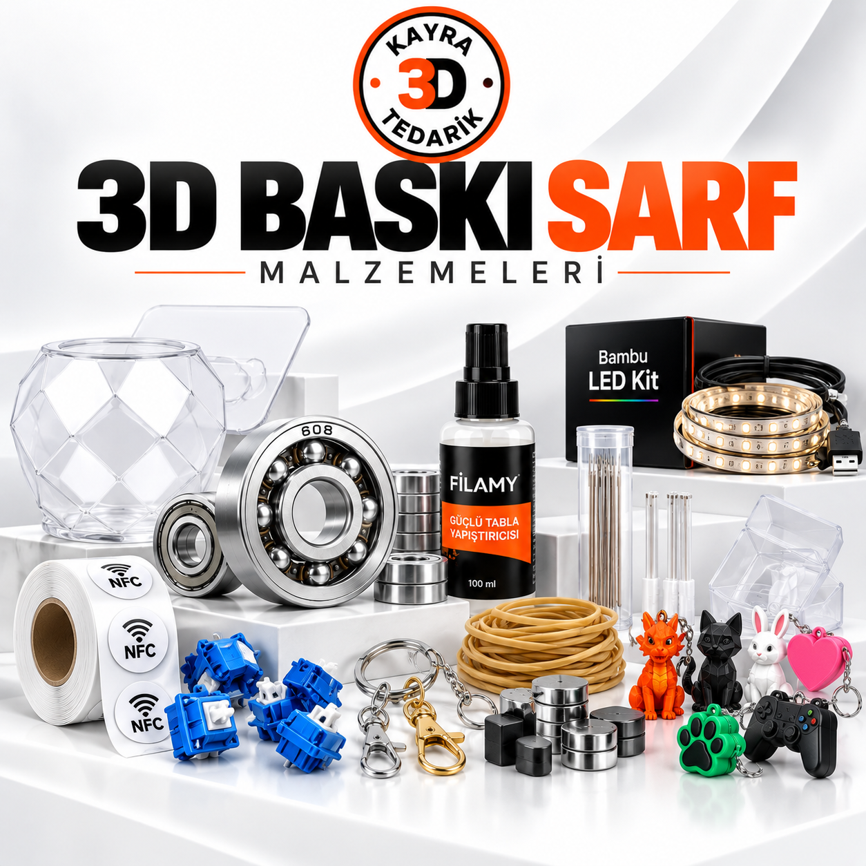 3D Tedarik Sarf Malzemeleri